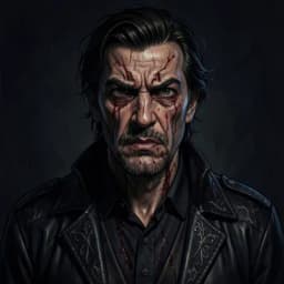 Silas Vane — Gothic character portrait