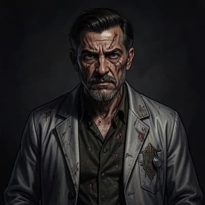 Julian Vane — Gothic character portrait