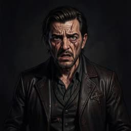 Julian Vane — Gothic character portrait