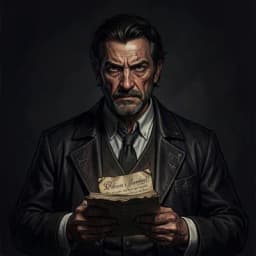 Silas Vane — Gothic character portrait
