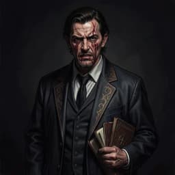 Julian Vane — Gothic character portrait