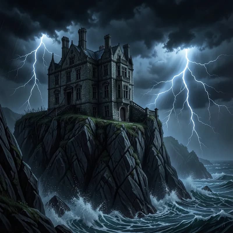 Melmoth the Wanderer Gothic interactive story — atmospheric illustration