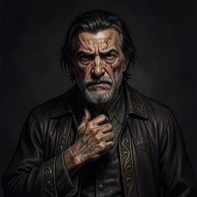 Silas Vane — Gothic character portrait