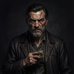 Julian Vane — Gothic character portrait