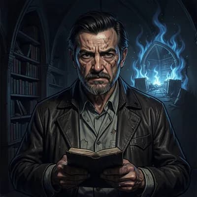 Silas Vane — Gothic character portrait