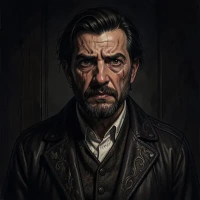 Silas Vane — Gothic character portrait