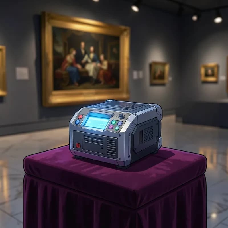 Art Heist Heist Fiction interactive story — atmospheric illustration