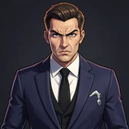 Julian Vane — Heist Fiction character portrait