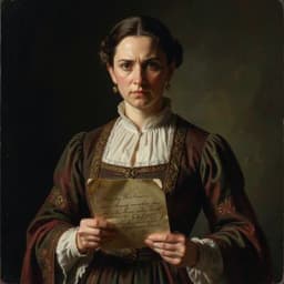 Cecily Darcy — Historical Fiction character portrait