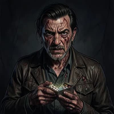 Silas Vane — Horror / Thriller character portrait