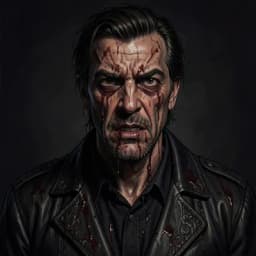 Silas Vane — Horror / Thriller character portrait