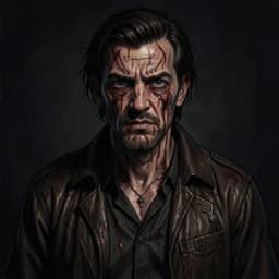 Silas Vane — Horror / Thriller character portrait