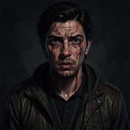 Kenji — Horror / Thriller character portrait