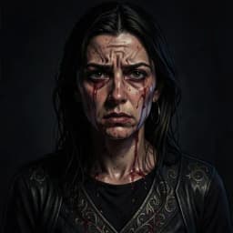 Marta — Horror / Thriller character portrait