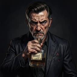 Tobias Halloway — Horror / Thriller character portrait