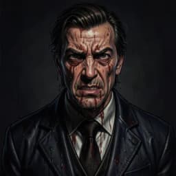 Silas Vane — Horror / Thriller character portrait