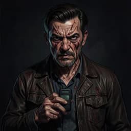 Hideo — Horror / Thriller character portrait