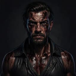 Jiro — Horror / Thriller character portrait