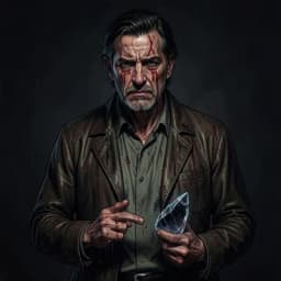 Arthur Halloway — Horror / Thriller character portrait