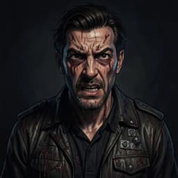 Jörgen — Horror / Thriller character portrait