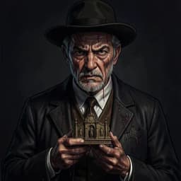 Caleb Vane — Horror / Thriller character portrait