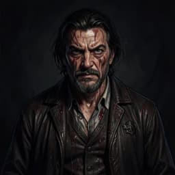 Silas Vane — Horror / Thriller character portrait