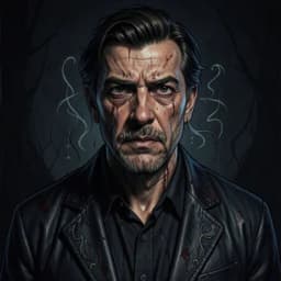 Arthur Vance — Horror / Thriller character portrait