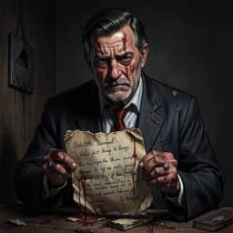 Arthur — Horror / Thriller character portrait