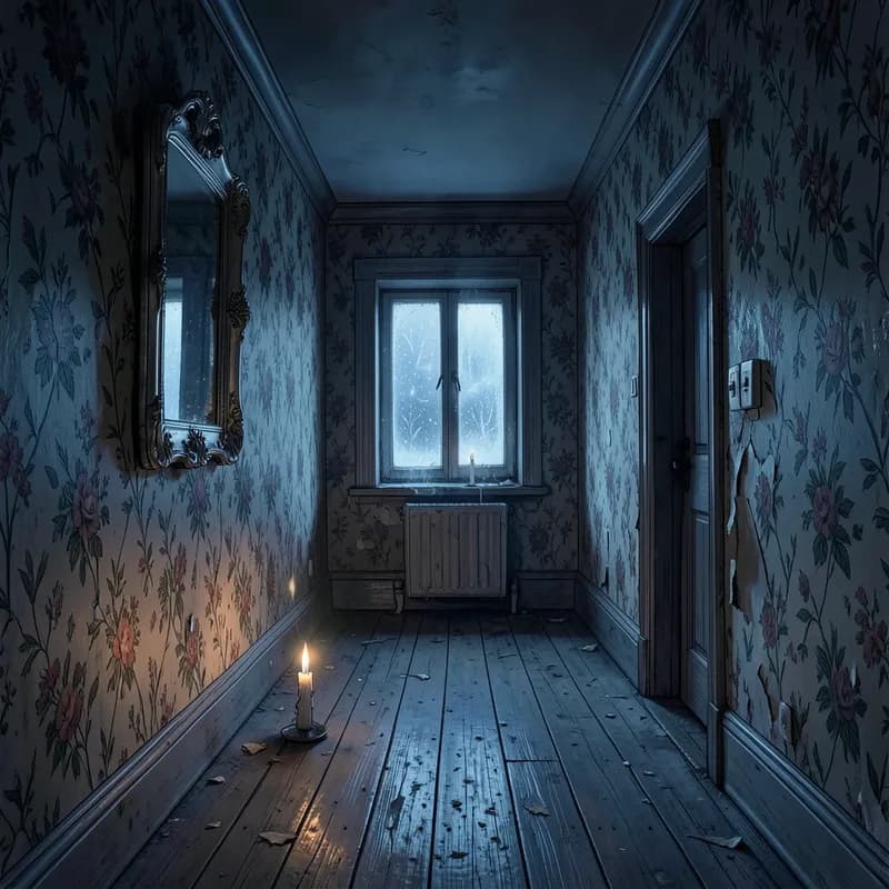 The Shape-Shifter Horror / Thriller interactive story — atmospheric illustration