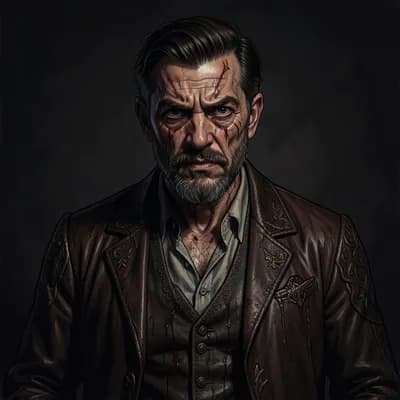 Julian Vane — Horror / Thriller character portrait