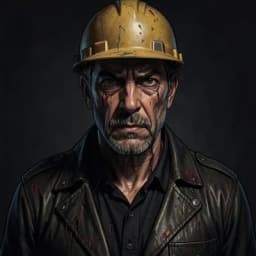 Jun-ho — Horror / Thriller character portrait