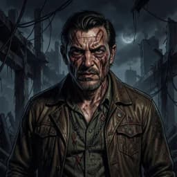 Hideo — Horror / Thriller character portrait