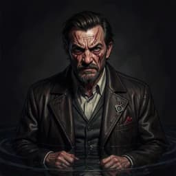 Silas Vane — Horror / Thriller character portrait