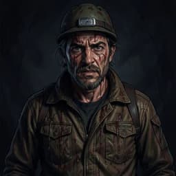 Marek — Horror / Thriller character portrait