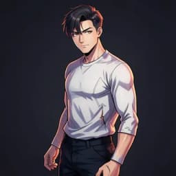 Min-jun — Kpop / Idol Fiction character portrait