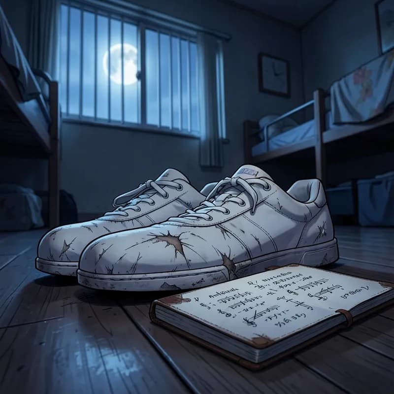 Trainee Dormitory Kpop / Idol Fiction interactive story — atmospheric illustration