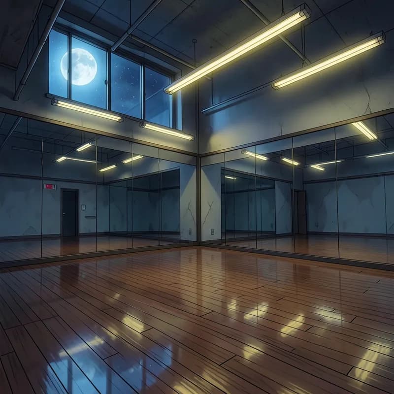 Trainee to Debut Kpop / Idol Fiction interactive story — atmospheric illustration
