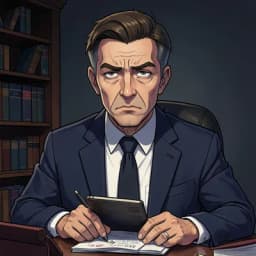 Julian Halloway — Legal Thriller character portrait