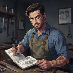 Javi — LGBTQ+ Romance character portrait