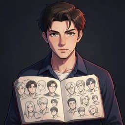 Min-jun — LGBTQ+ Romance character portrait