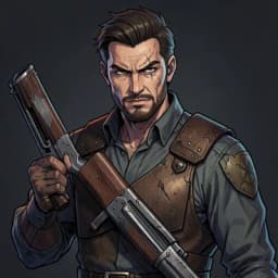 Hideo — LitRPG / GameLit character portrait