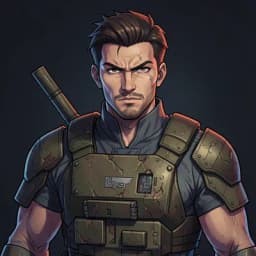 Kenji — LitRPG / GameLit character portrait