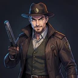 Silas — LitRPG / GameLit character portrait