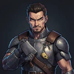 Koji — LitRPG / GameLit character portrait