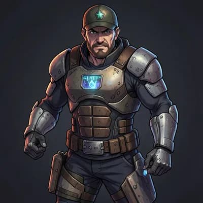 Hannes — LitRPG / GameLit character portrait