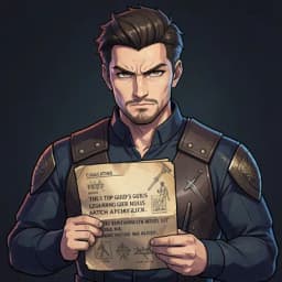 Jiro — LitRPG / GameLit character portrait
