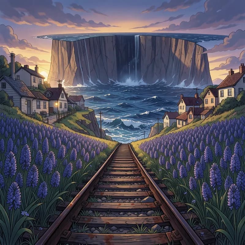 The Returning Exile Magical Realism interactive story — atmospheric illustration