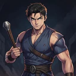 Koji — Martial Arts character portrait