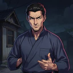 Kenji — Martial Arts character portrait