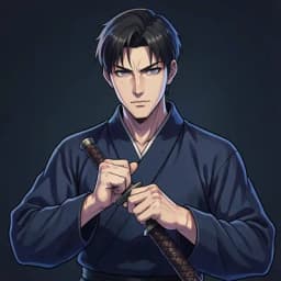 Kenjiro — Martial Arts character portrait